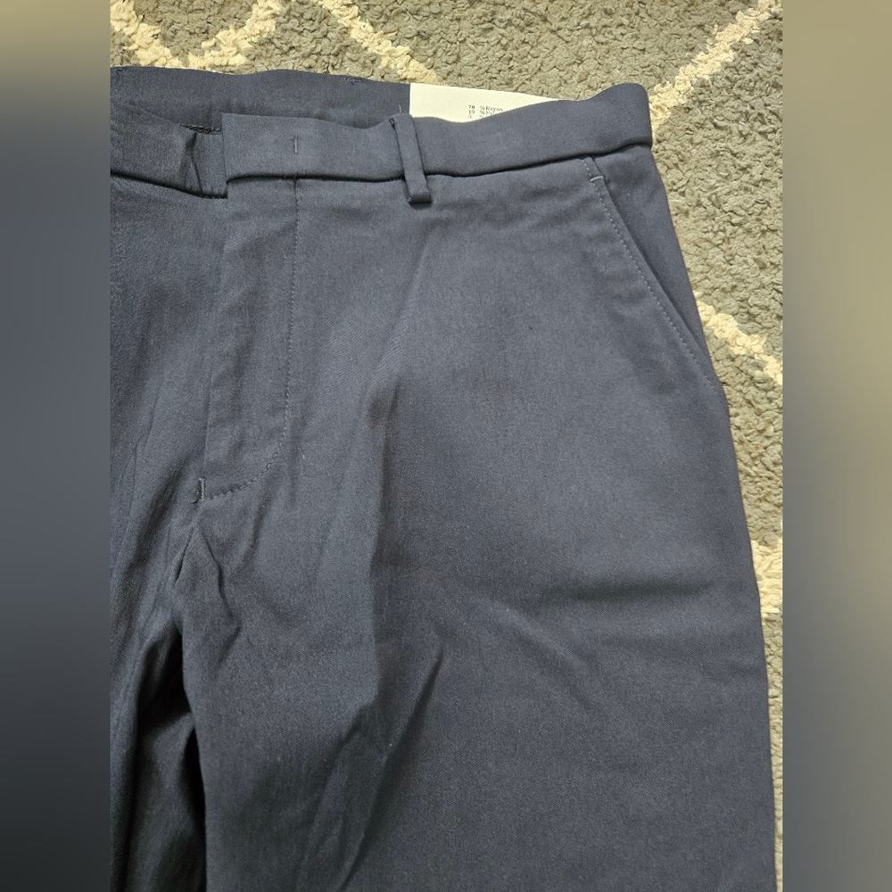 NWT Tommy Hilfiger Men's 33x30 THFlex Modern Fit Pant Stretch Navy Blue - Picture 6 of 11